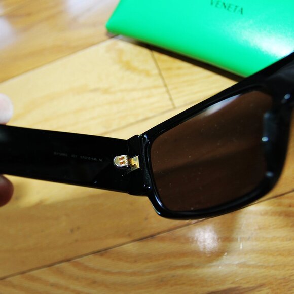 BNWT SS25 BOTTEGA VENETA SUNGLASSES BV1286S 001 - Picture 3 of 10